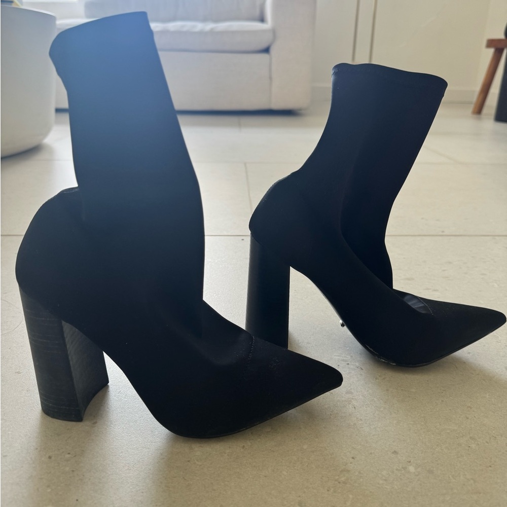 Tony Bianco Black Booties